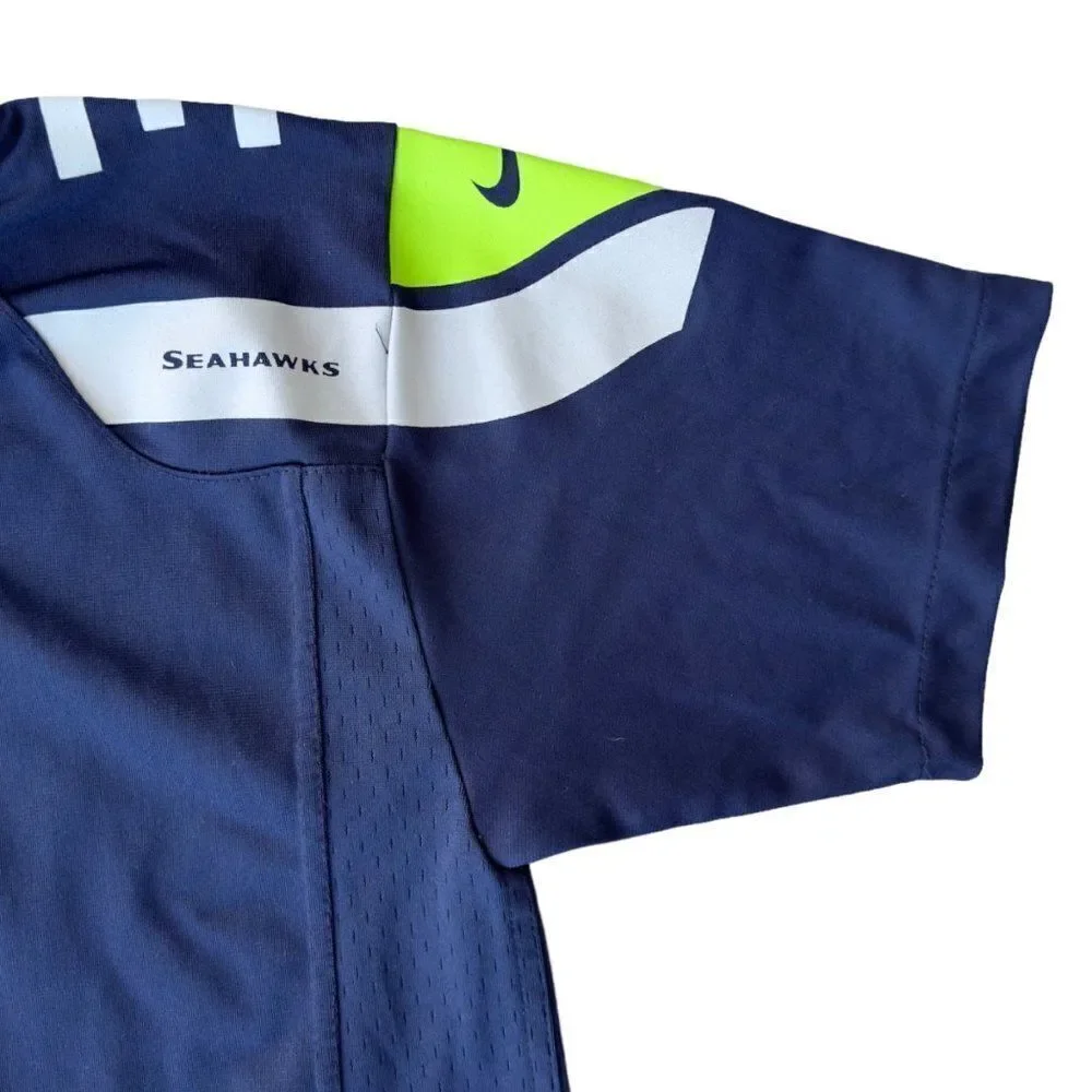Nike On Field Seattle Seahawks Russell‎ Wilson #3 Jersey Youth Large (14/16)